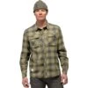 Norrona Svalbard Flanellhemd Herren - Olive Drab/Slate Grey -Norrona norrona svalbard flannel shirt men olive drab slate grey 1 1464355