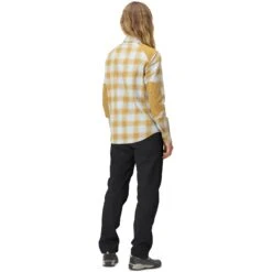 Norrona Svalbard Flanellhemd Damen - Blue Fog/Camelflage 11 Norrona Svalbard Flanellhemd Damen - Blue Fog/Camelflage -Norrona norrona svalbard flannel shirt women blue fog camelflage model 2 1400018