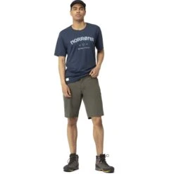 Norrona Svalbard Light Cotton Shorts Herren - Slate Grey -Norrona norrona svalbard light cotton shorts men slate grey model 1 1400059
