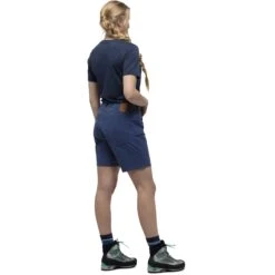 Norrona Svalbard Light Cotton Shorts Damen - Indigo Night -Norrona norrona svalbard light cotton shorts women indigo night 3 1464390