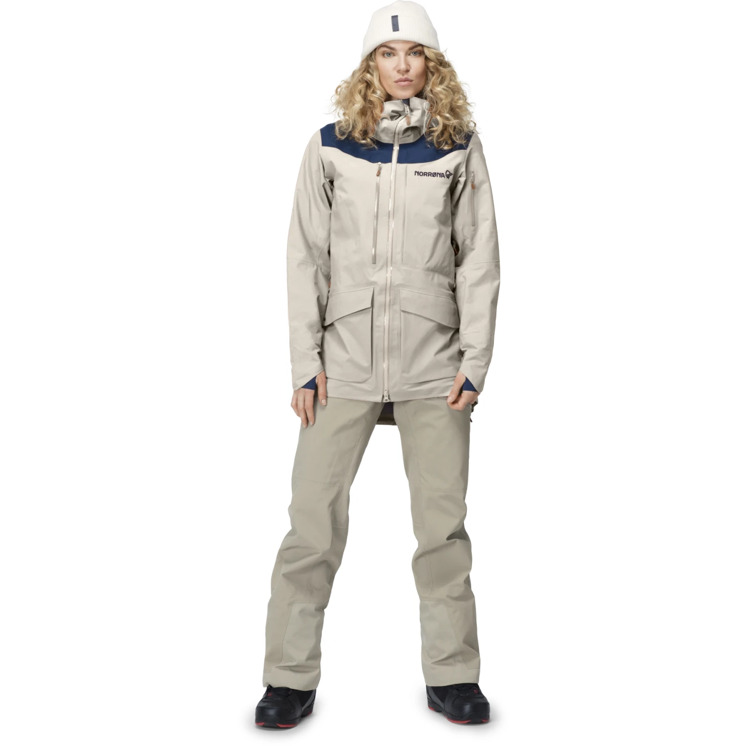 Norrona Tamok Gore-Tex Pro Jacke Damen - Pure Cashmere 6 Norrona Tamok Gore-Tex Pro Jacke Damen - Pure Cashmere – Bild 4