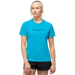 Norrona Tech T-Shirt Damen - Aquarius