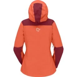 Norrona Trollveggen Gore-Tex Pro Light Jacke Damen - Orange Alert -Norrona norrona trollveggen gore tex pro light jacket women orange alert 3 1518918