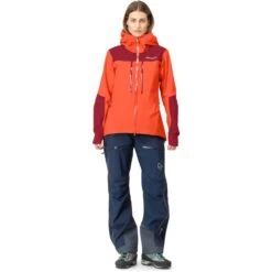 Norrona Trollveggen Gore-Tex Pro Light Jacke Damen - Orange Alert -Norrona norrona trollveggen gore tex pro light jacket women orange alert 4 1518919