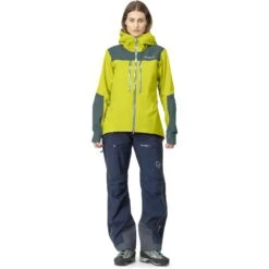 Norrona Trollveggen Gore-Tex Pro Light Jacke Damen - Sulphur Spring/North Atlantic -Norrona norrona trollveggen gore tex pro light jacket women sulphur spring north atlantic 3 1258336