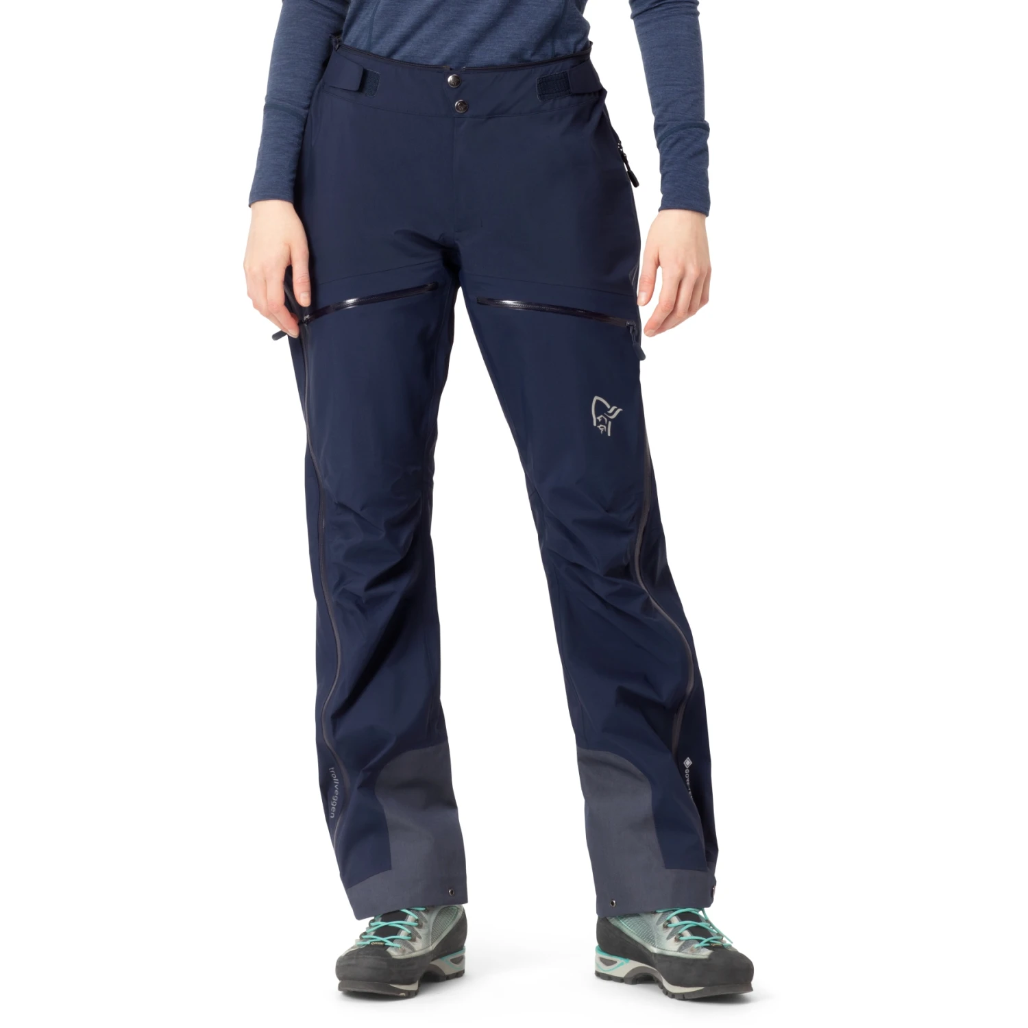 Norrona Trollveggen Gore-Tex Pro Light Hose Damen - Indigo Night/Indigo Night 3 Norrona Trollveggen Gore-Tex Pro Light Hose Damen - Indigo Night/Indigo Night