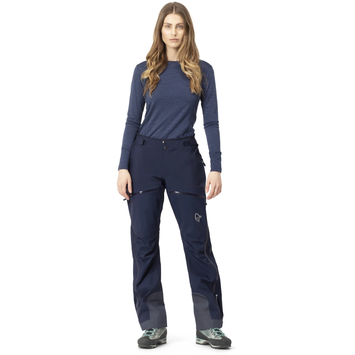 Norrona Trollveggen Gore-Tex Pro Light Hose Damen - Indigo Night/Indigo Night 6 Norrona Trollveggen Gore-Tex Pro Light Hose Damen - Indigo Night/Indigo Night – Bild 4