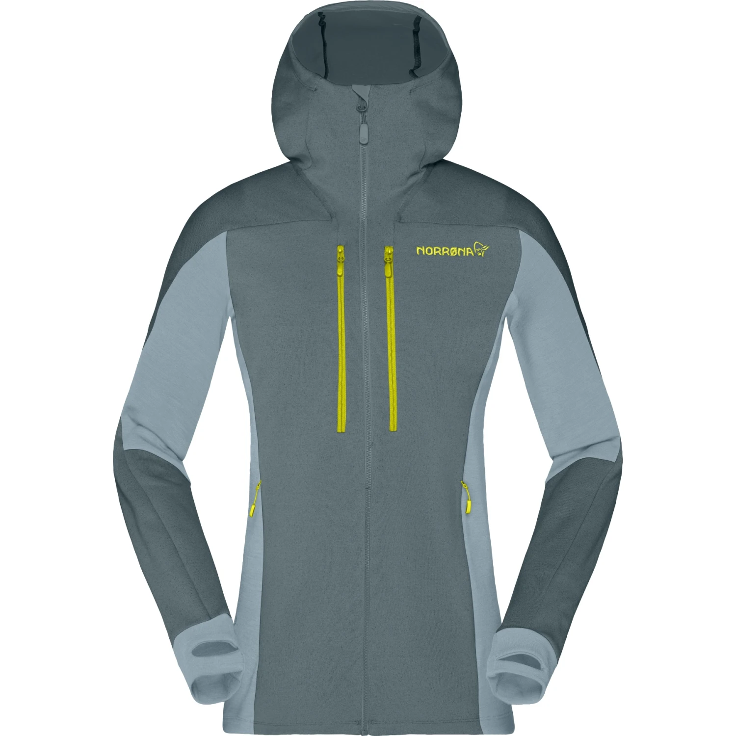 Norrona Trollveggen Powerstretch Pro Zip Hood Jacke Damen - North Atlantic 4 Norrona Trollveggen Powerstretch Pro Zip Hood Jacke Damen - North Atlantic – Bild 2