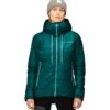 Norrona Trollveggen Primaloft100 Zip Hood Jacke Damen - Everglade -Norrona norrona trollveggen primaloft100 zip hood jacket women everglade 1 1518993
