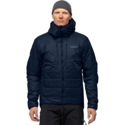 Norrona Trollveggen Primaloft100 Zip Hood Jacke Herren - Indigo Night