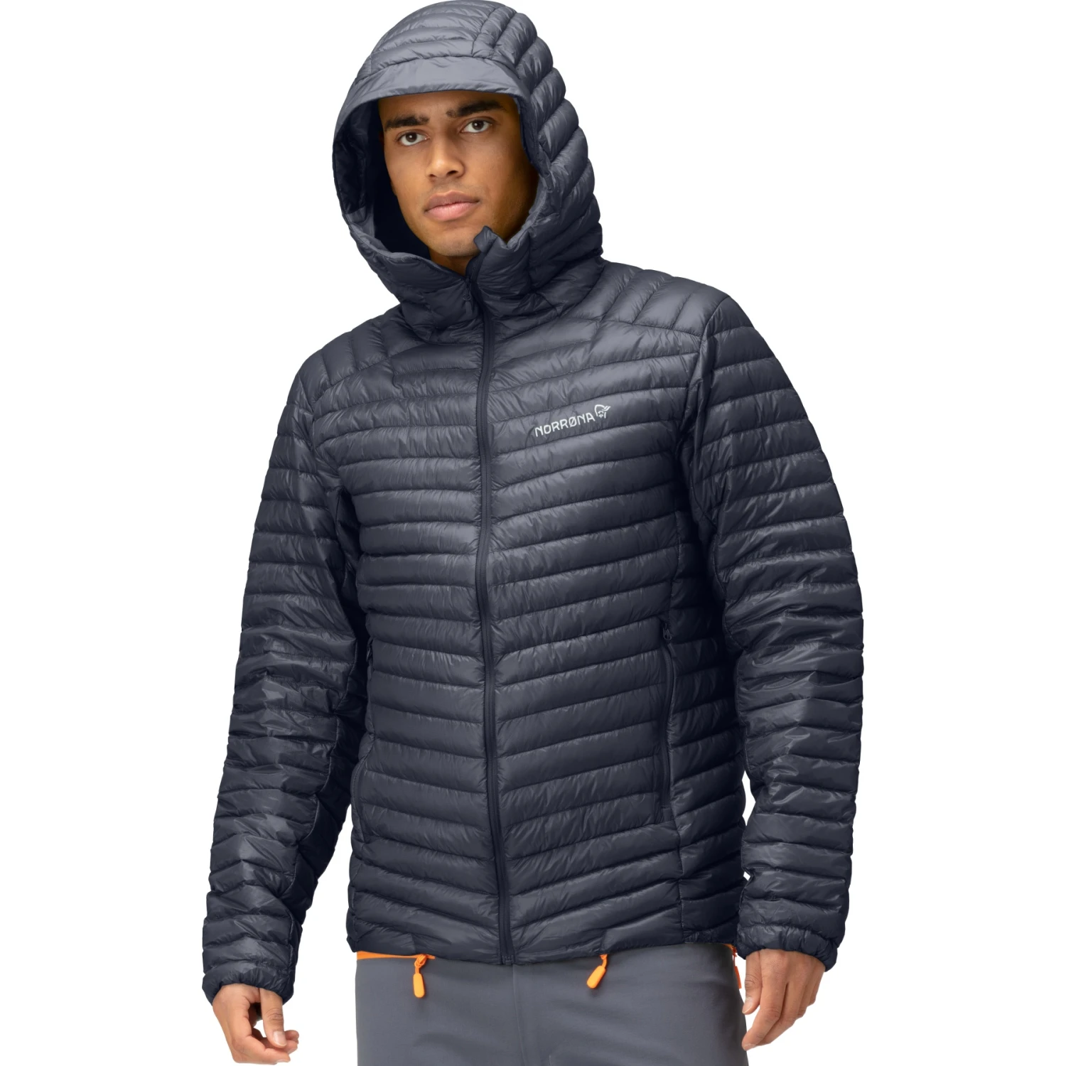 Norrona Trollveggen Superlight Down850 Hood Daunenjacke Herren - Cool Black 3 Norrona Trollveggen Superlight Down850 Hood Daunenjacke Herren - Cool Black