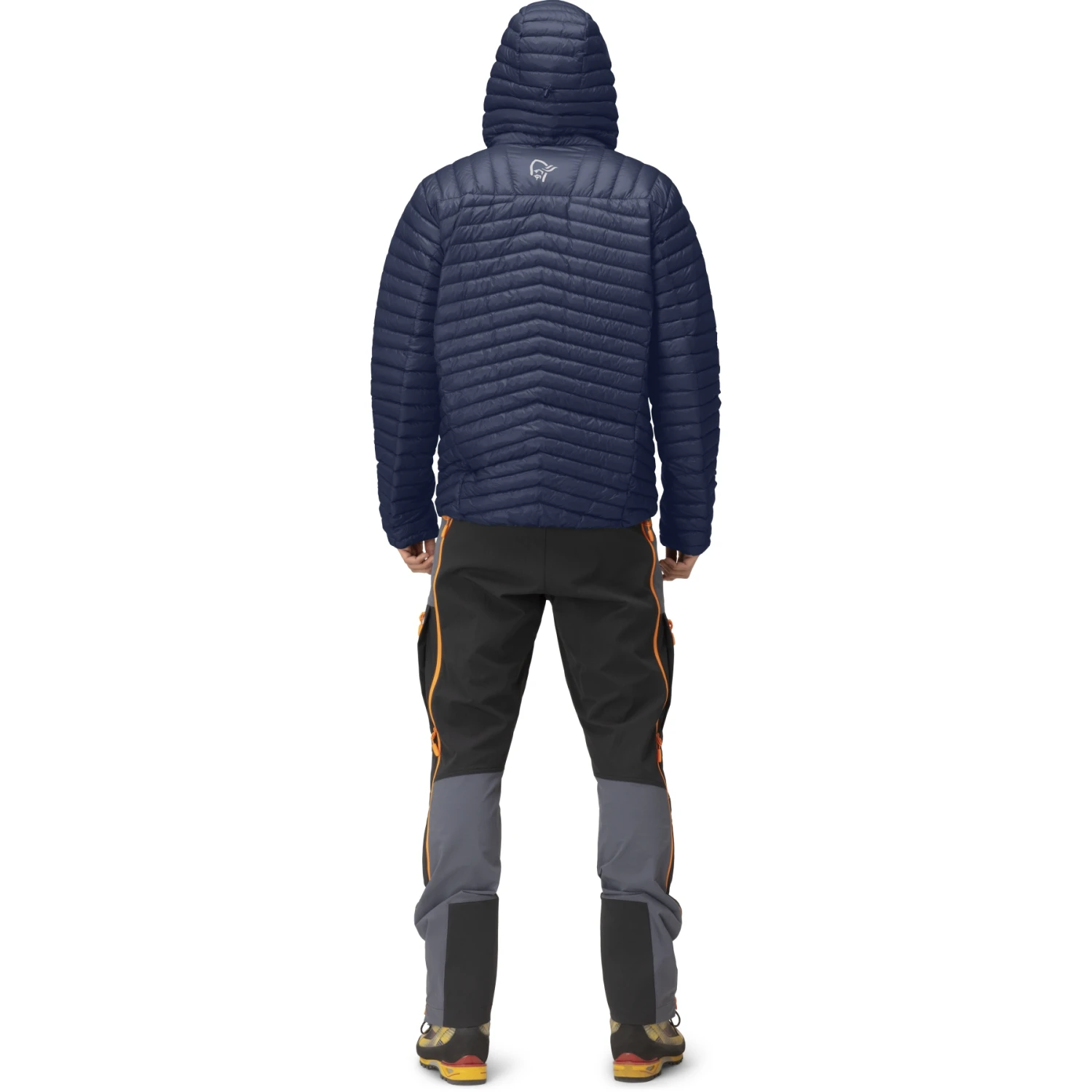 Norrona Trollveggen Superlight Down850 Hood Daunenjacke Herren - Indigo Night 7 Norrona Trollveggen Superlight Down850 Hood Daunenjacke Herren - Indigo Night – Bild 5