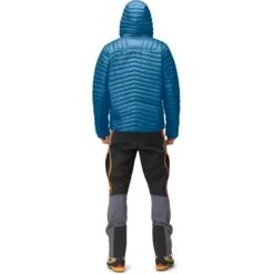 Norrona Trollveggen Superlight Down850 Hood Daunenjacke Herren - Mykonos Blue -Norrona norrona trollveggen superlight down850 hood jacket men mykonos blue 5 1519041