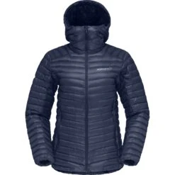 Norrona Trollveggen Superlight Down850 Hood Daunenjacke Damen - Indigo Night -Norrona norrona trollveggen superlight down850 hood jacket women indigo night 1 1258415