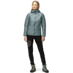 Norrona Trollveggen Superlight Down850 Hood Daunenjacke Damen - North Atlantic -Norrona norrona trollveggen superlight down850 hood jacket women north atlantic 3 1258421