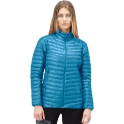 Norrona Trollveggen Superlight Down850 Daunenjacke Damen - Hawaiian Surf