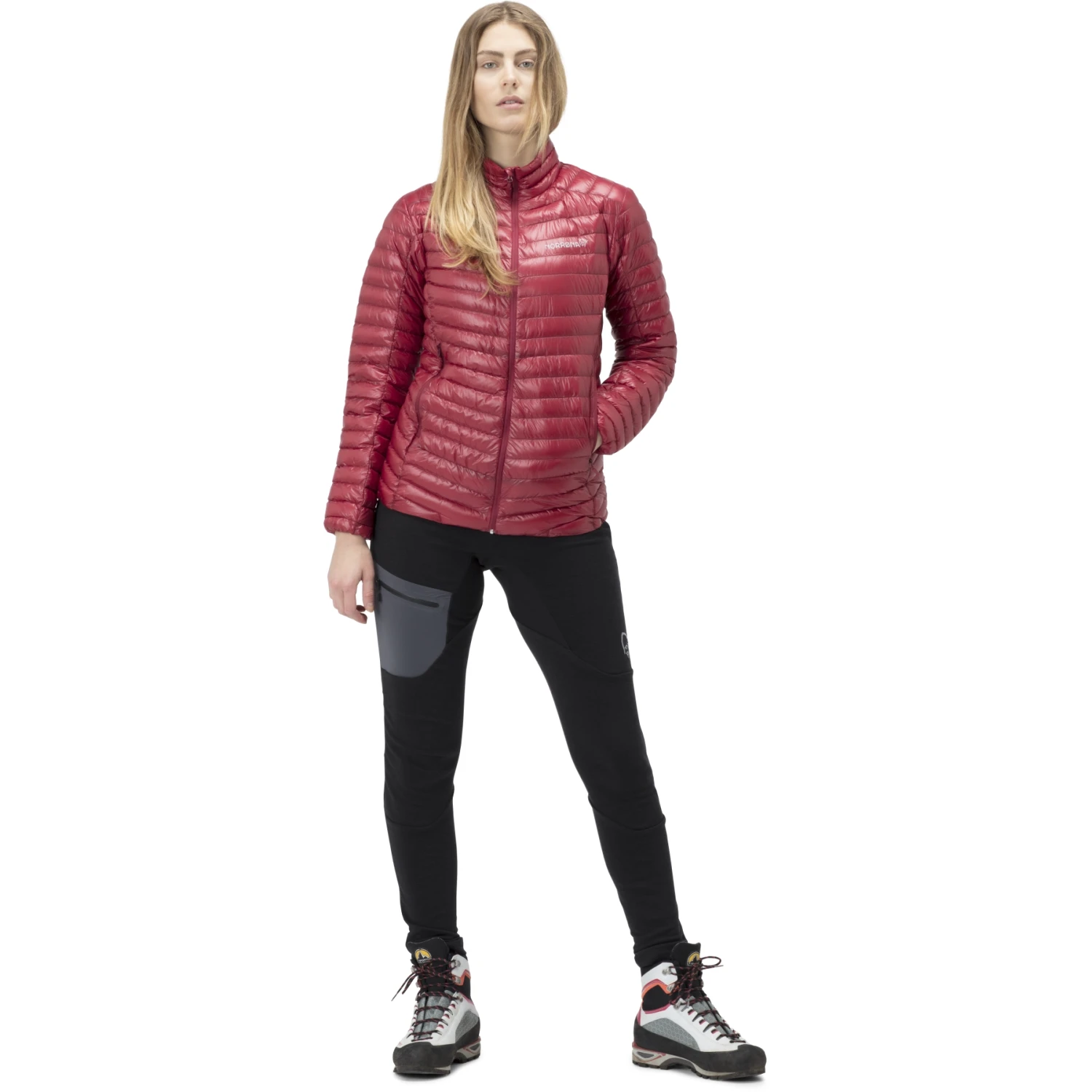Norrona Trollveggen Superlight Down850 Daunenjacke Damen - Rhubarb 5 Norrona Trollveggen Superlight Down850 Daunenjacke Damen - Rhubarb – Bild 3