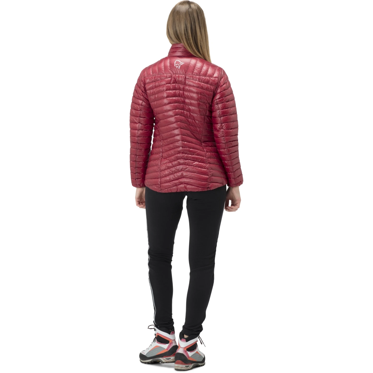 Norrona Trollveggen Superlight Down850 Daunenjacke Damen - Rhubarb 6 Norrona Trollveggen Superlight Down850 Daunenjacke Damen - Rhubarb – Bild 4