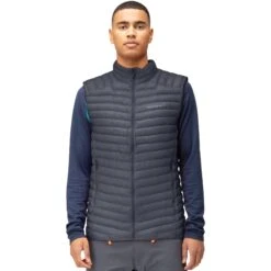 Norrona Trollveggen Superlight Down850 Daunenweste Herren - Cool Black