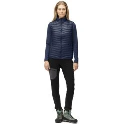 Norrona Trollveggen Superlight Down850 Daunenweste Damen - Indigo Night -Norrona norrona trollveggen superlight down850 vest women indigo night 3 1258599