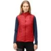Norrona Trollveggen Superlight Down850 Daunenweste Damen - True Red -Norrona norrona trollveggen superlight down850 vest women true red 1 1465089