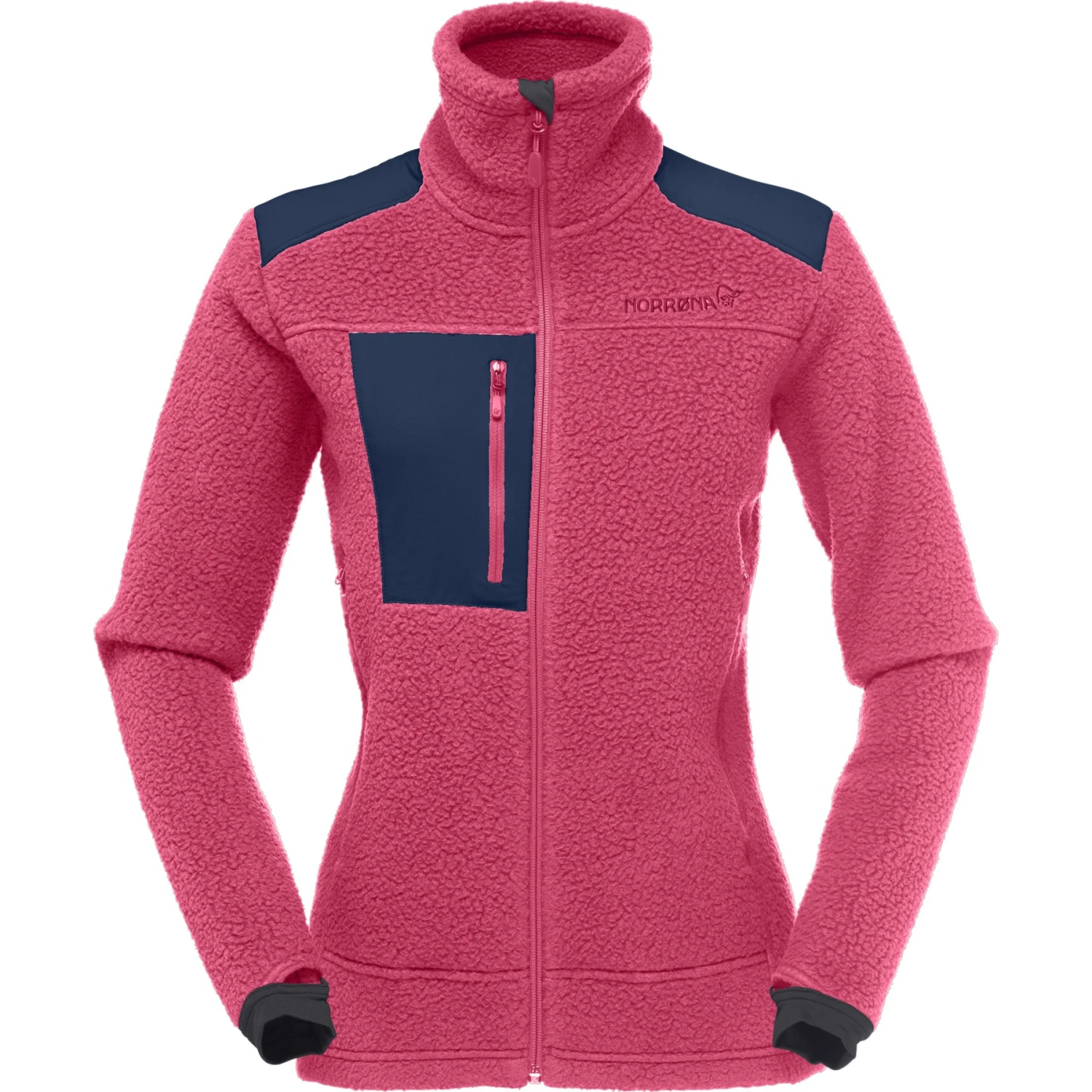 Norrona Trollveggen Thermal Pro Jacke Damen - Honeysuckle/Indigo Night 4 Norrona Trollveggen Thermal Pro Jacke Damen - Honeysuckle/Indigo Night – Bild 2