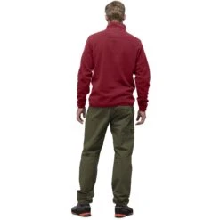 Norrona Warm2 Halfzip Pullover Unisex - Rhubarb Melange -Norrona norrona warm2 halfzip unisex pullover rhubarb melange 4 1032164