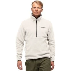 Norrona Warm2 Halfzip Pullover Unisex - Snowdrop