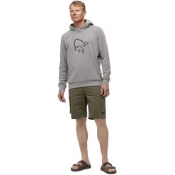 Norrona Warm2 Hood Kapuzenpullover Herren - Drizzle -Norrona norrona warm2 hood men drizzle 3 1032183