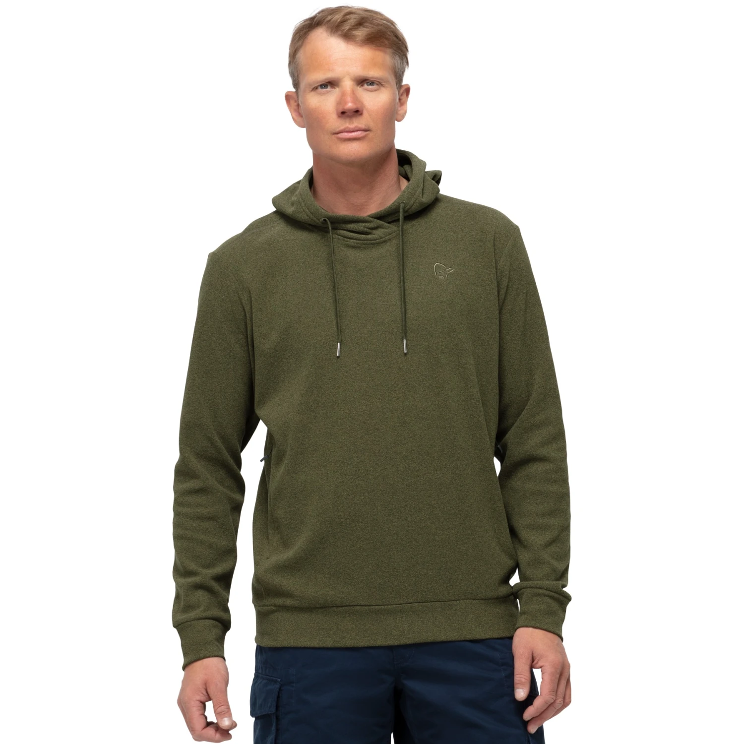 Norrona Warm2 Hood Kapuzenpullover Herren - Olive Night 3 Norrona Warm2 Hood Kapuzenpullover Herren - Olive Night