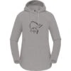 Norrona Warm2 Hood Kapuzenpullover Damen - Drizzle Melange -Norrona norrona warm2 hood women drizzle melange 1 1032244