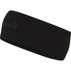 Norrona Warmwool2 Stirnband - Caviar