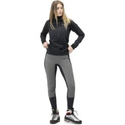 Norrona Wind Tights Damen - Caviar/Dark Grey Melange -Norrona norrona wind tights women caviar dark grey melange 3 1032439